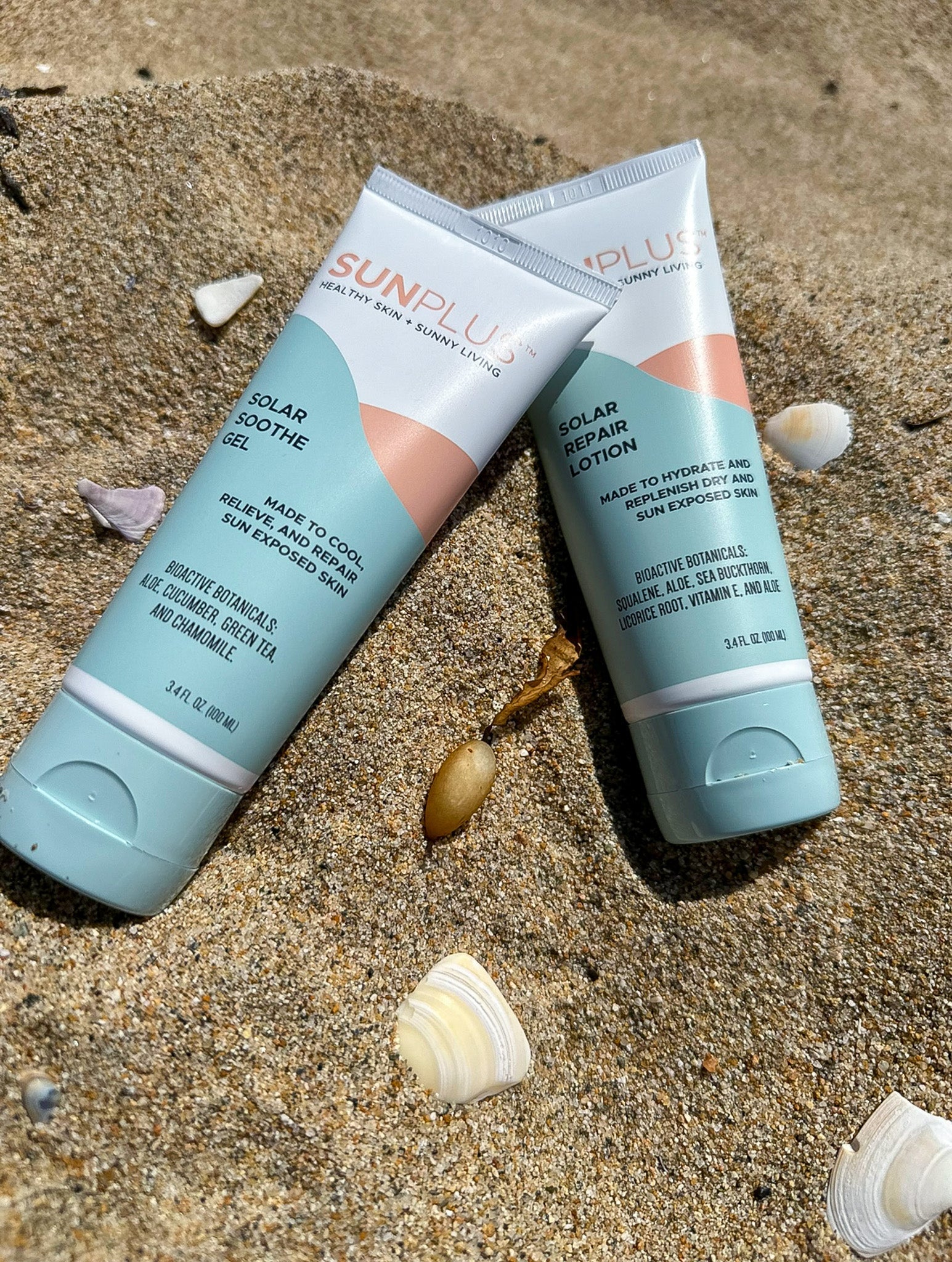 Nourishing and Rejuvenating Solar Repair Lotion with Squalene, Aloe, Sea Buckthorn, and Licorice Root