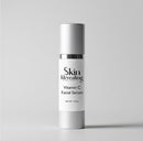 Skin Revealing Vitamin C Facial Serum in silver airless pump bottle