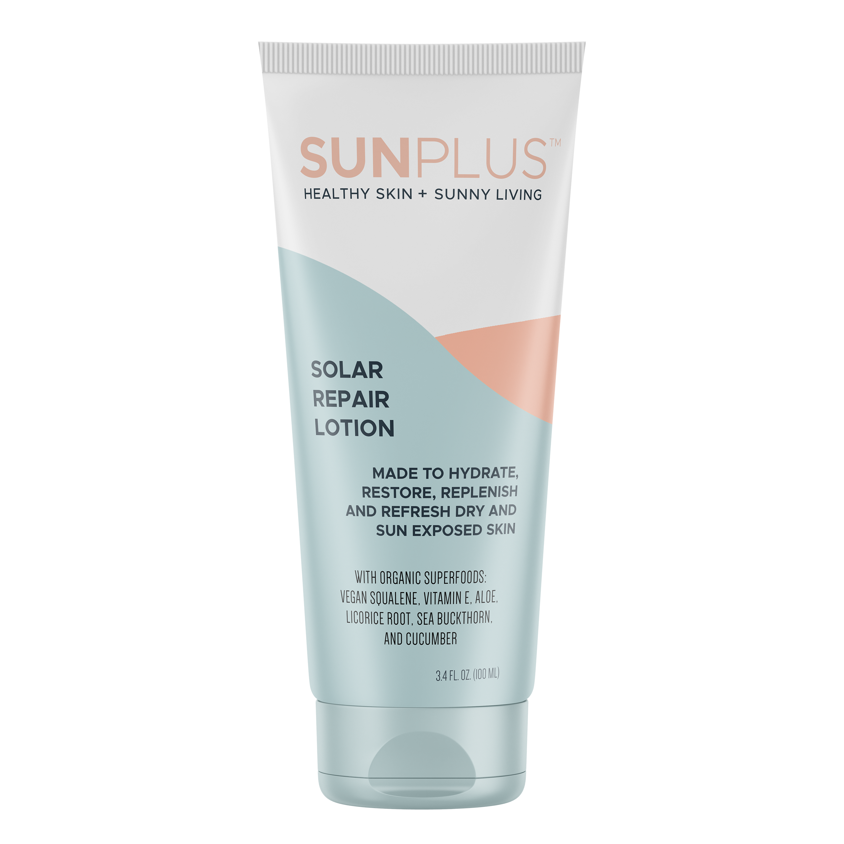 Nourishing and Rejuvenating Solar Repair Lotion with Squalene, Aloe, Sea Buckthorn, and Licorice Root