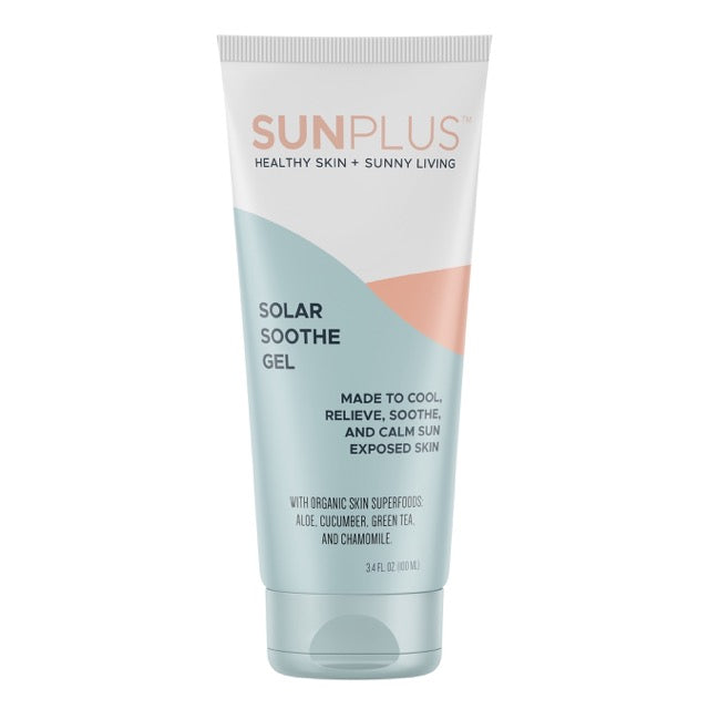 After Sun Hydrating and Cooling Solar Soothe Gel with Aloe, Cucumber, Green Tea, and Chamomile
